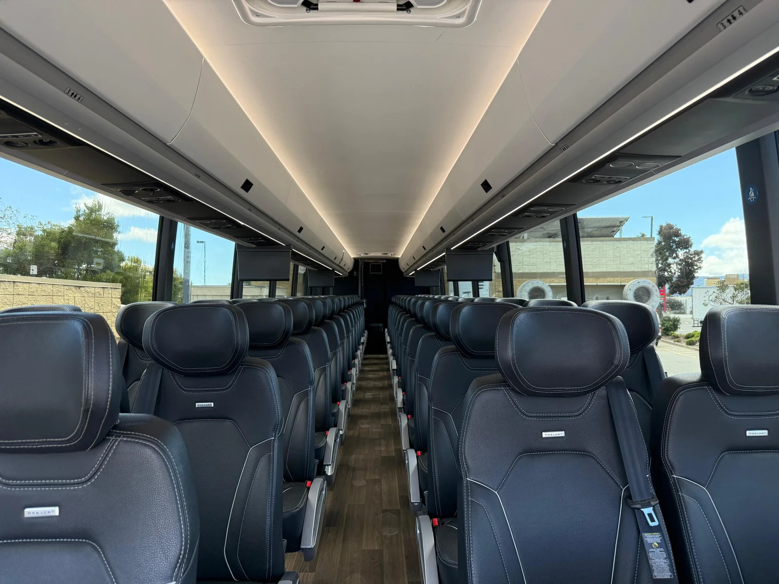 Motor Coach — 56 Passenger exterior